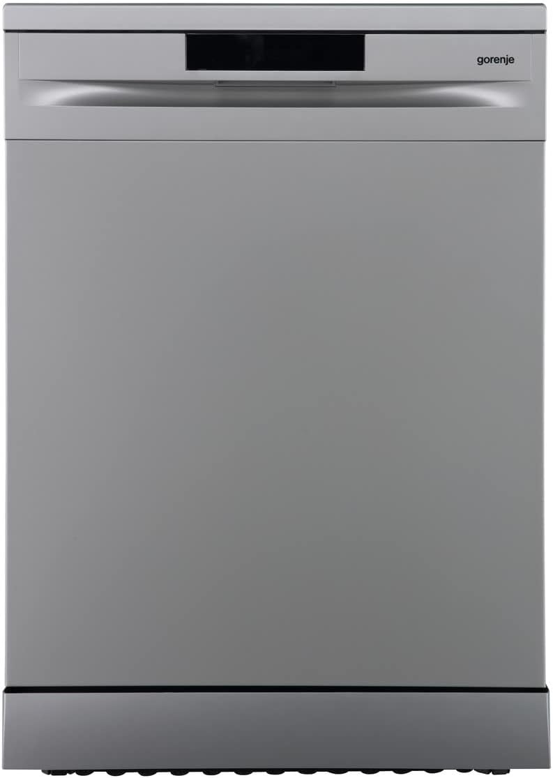 Gorenje GS 620 C10S Freestanding Dishwasher 60 cm 14 Place Settings 3 Baskets 5 Programmes Inverter PowerDrive Motor SpeedWash TotalDry Full Overflow Protection Grey Metallic [Energy Class C]