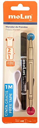 MOLIN | Marcador para prendas de doble punta.