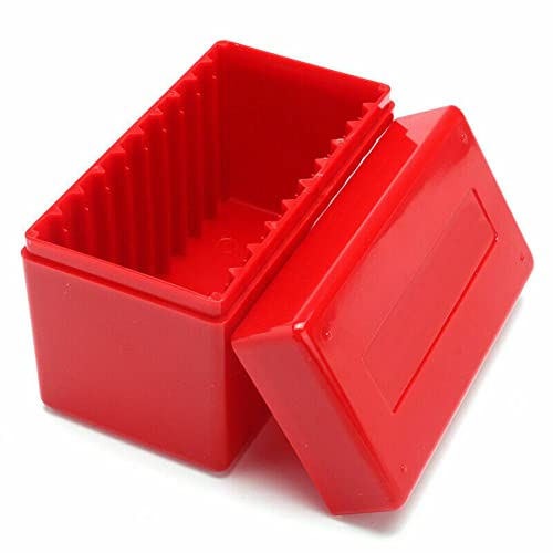 MOUDOAUER Caja plástica para almacenar 10 monedas miniatura 1