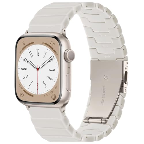 Lerobo Resin Band Compatible with Apple Watch Band for Women 38mm 40mm 41mm 42mm 44mm 45mm 46mm 49mm, Fashion Lightweight Tortoise Replacement Strap for iWatch Series 11 10 9 8 7 6 5 4 3 2 1 SE