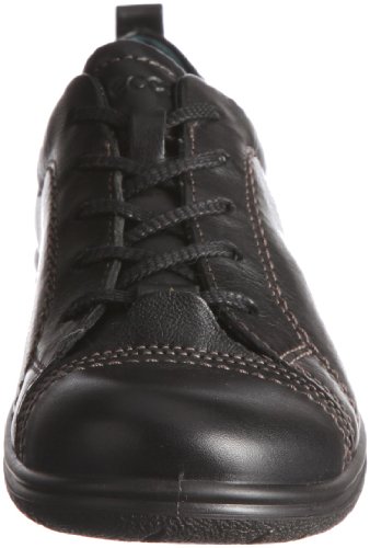 Ecco Women's Clay Tie Lace-Up Flat,Black,41 Eu/10-10.5 M Us #TOP1