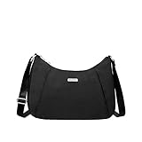 Baggallini Slim Crossbody Hobo, Black