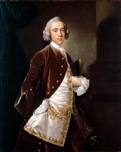 Portrait d'homme par Hudson : Toile abstraite 60x90cm pour salon