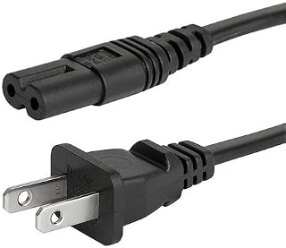 ABC Products® USA Canada region Bipolar Power Figure 8 Supply Cord Mains Cable Lead Plug C7 1.8M Long