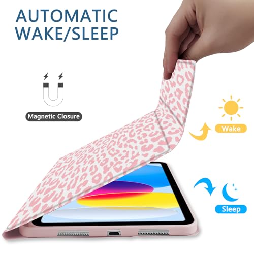 Funda con teclado Bluetooth para iPad 10 generación para estudiar en cafeterías 6