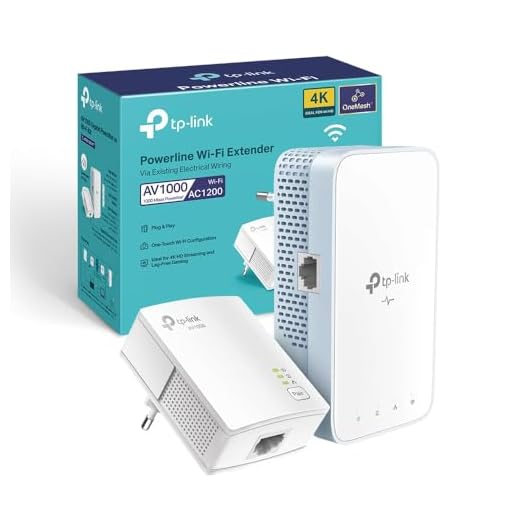 TP-Link TL-WPA1000 KIT CPL WiFi Adaptateur Réseau CPL, Homeplug AV2 1000Mbps, Bi-Bande WiFi AC1200Mbps, Boitier CPL WiFi Ethernet, Brancher et Utiliser, Port Ethernet Gigabit, OneMesh, CPL Fibre