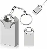 Mini Pen Drive Mini Chaveiro de Metal Rápido Ideal Para Armazenar Arquivos Fotos Musicas e Videos Metálico 128gb Resistente Ultra Rápido Cor Linha Premium (128, GB)