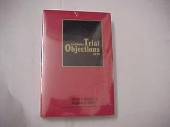 Paperback California Trial Objections 2010 Book