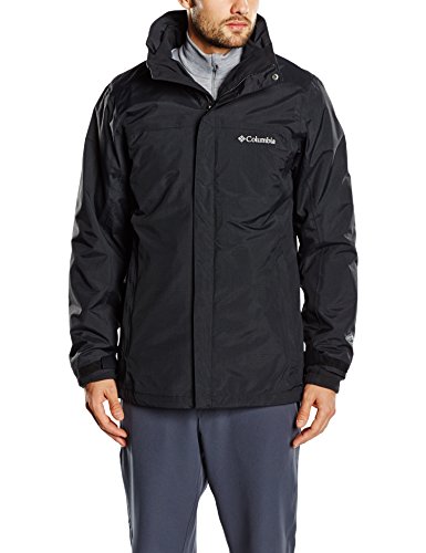 Columbia Mission Air Interchange Jacket Large Black Black