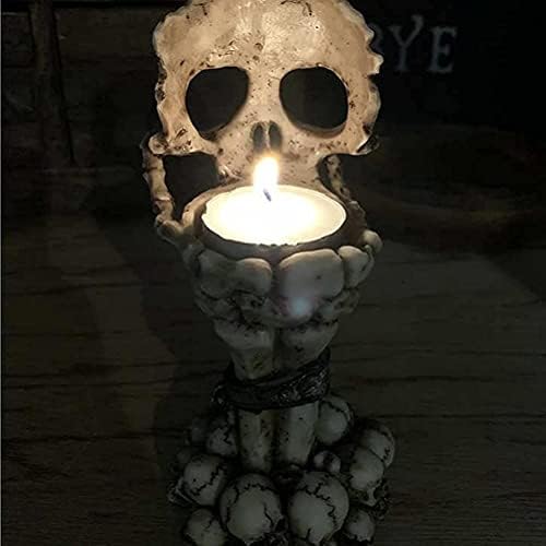Candle Halloween Skeleton 22 x 15 x 11 (Radish)