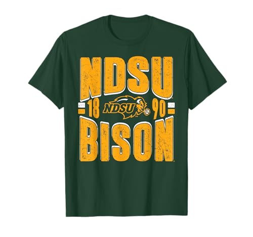 North Dakota State Bison Vintage 90's Retro Green T-Shirt