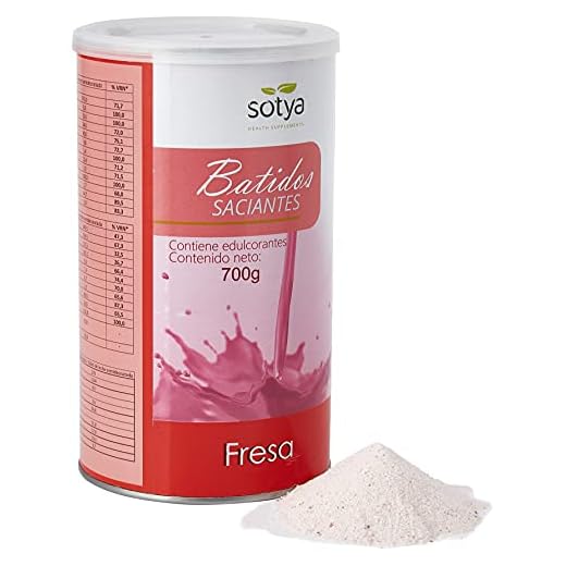 Sotya - Batido saciante, sabor fresa, 700 gr.