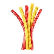 Cream Filled Twists Licorice Candy Sweet And Sour Flavored Sticks Soft Chewy Sweet Delicious Treat And Snack Anytime and Anywhere - 11oz Bag Pack of 12