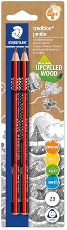 Staedtler jumbo 1285-0 BK2 Crayon d'apprentissage fabriqué en boi...