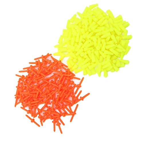 SPYMINNPOO 300pcs Bobber Stops, Rubber Fishing Bobber Stopper Anti Strong Fixation for Angling Saltwater or Freshwater Fishing line