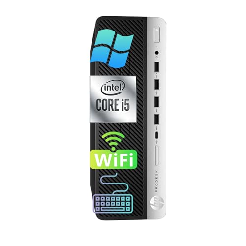 HP ProDesk 600 G5 SFF Business Desktop PC, Core i5-9500, 8GB RAM