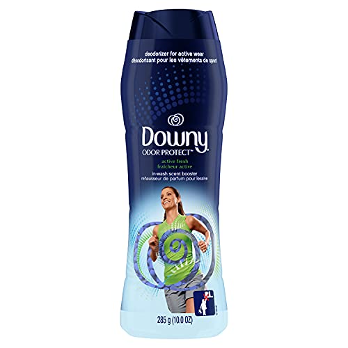 Downy Odor Protect In-Wash Scent Booster Beads, Active Fresh, 10 oz