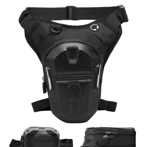 Bolsa De Pierna Para Moto - En El Muslo De 25x15 Cm, Funda Deportiva Ajustable Multibolsillos, Equipo Al Aire Libre Duradero | Paquete De Utilidades Multifuncional Para Senderismo, Ciclis