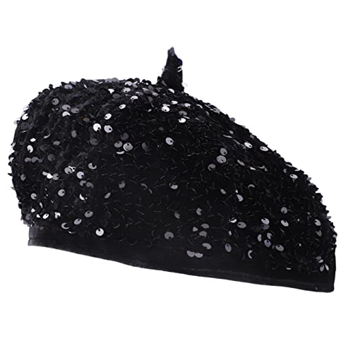 Gorro Boina con Lentejuelas para Mujer miniatura 1