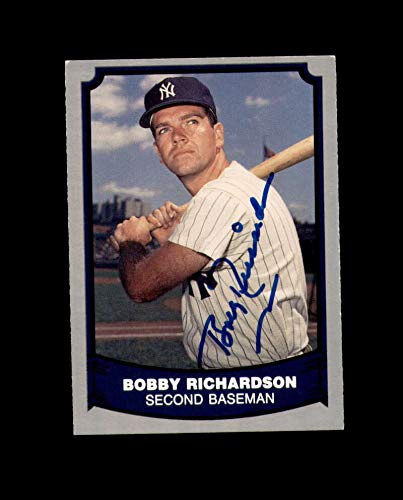 Bobby Richardson Hand Signed 1988 Pacific Baseball Legends Autograph
