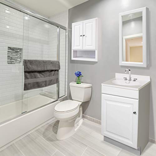 Design House 545111-Wht Wyndham Med Cab, 16-Inch, Single Door #TOP1