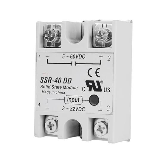 Relais statique SSR-40DD anti-interférence pour stabiliser la charge 40A DC