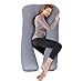 Almohada de Embarazo Almohada de Lactancia Almohada de Maternidad Multifuncional con Soporte para Todo el Cuerpo