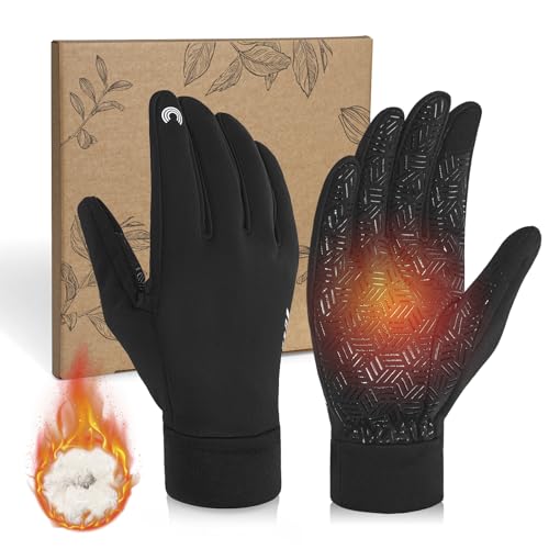 RIGWARL Upgraded Wool Gloves for Cold Weather, Women Men Winter Gloves for Late Fall and Early...