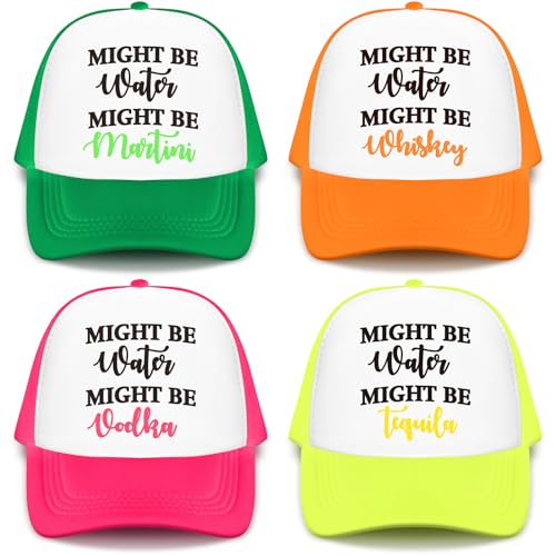 Gorra Trucker ajustable para mujer y hombre 4 piezas miniatura 1