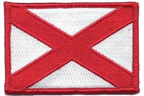 Alabama Tactical Flag Patch