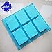 PERNY Soap Molds, 6-Cavity Rectangular Soap Silicone Mold Apply to 4 oz 3.1x2.2x1 inch DIY Handmade Soap Making, 3 Pack