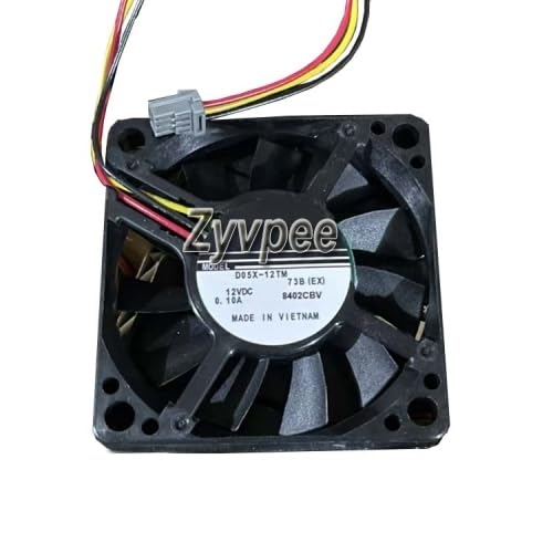 Ventilador de refrigeración silencioso de 12V D05X-12TM con tres cables de control