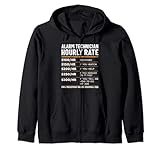 Alarmtechniker Stundensatz, lustiger Sicherheitstechniker Kapuzenjacke