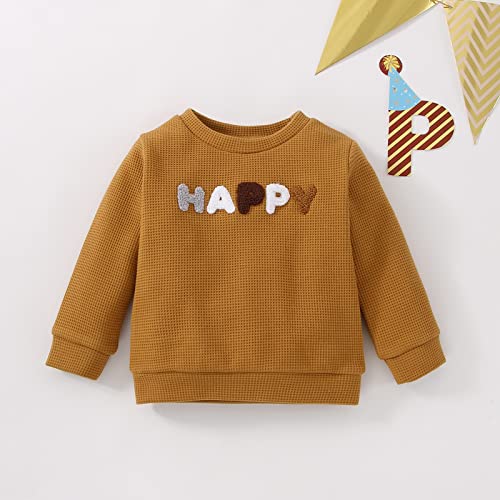 Toddler Baby Boy Clothes Letter Crewneck Fall Boy Winter Outfits Sweatshirt Long Sleeve Pants Clothes Set 6 Month-4T4