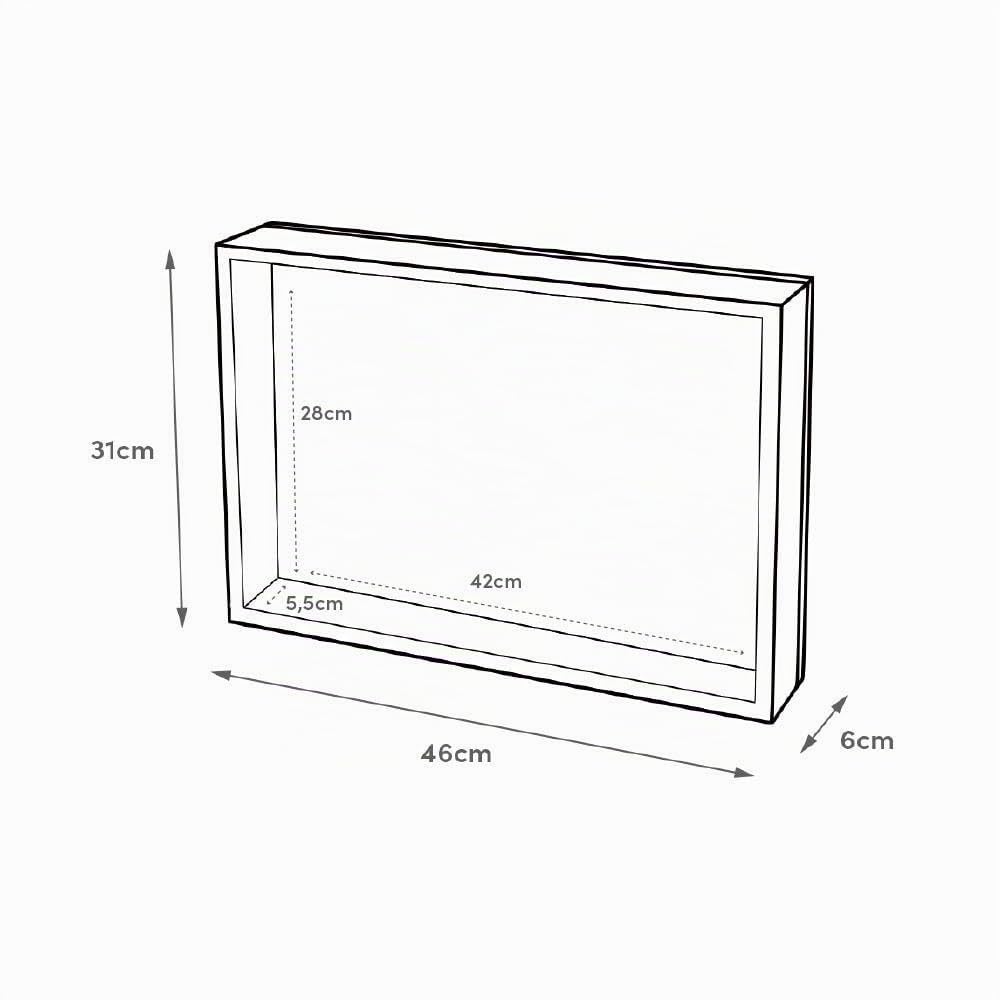 Tapa Contador Luz o Cuadro Eléctrico de Madera Decorativa Cañas Seca de 46x6x32 cm, Cubre Contador para Entrada Pasillo Original (Cañas Seca)