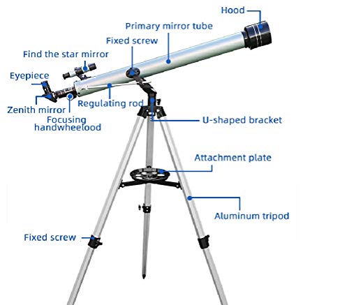 Telescopio Astronómico Refractor 60mm 675x Profesional miniatura 4