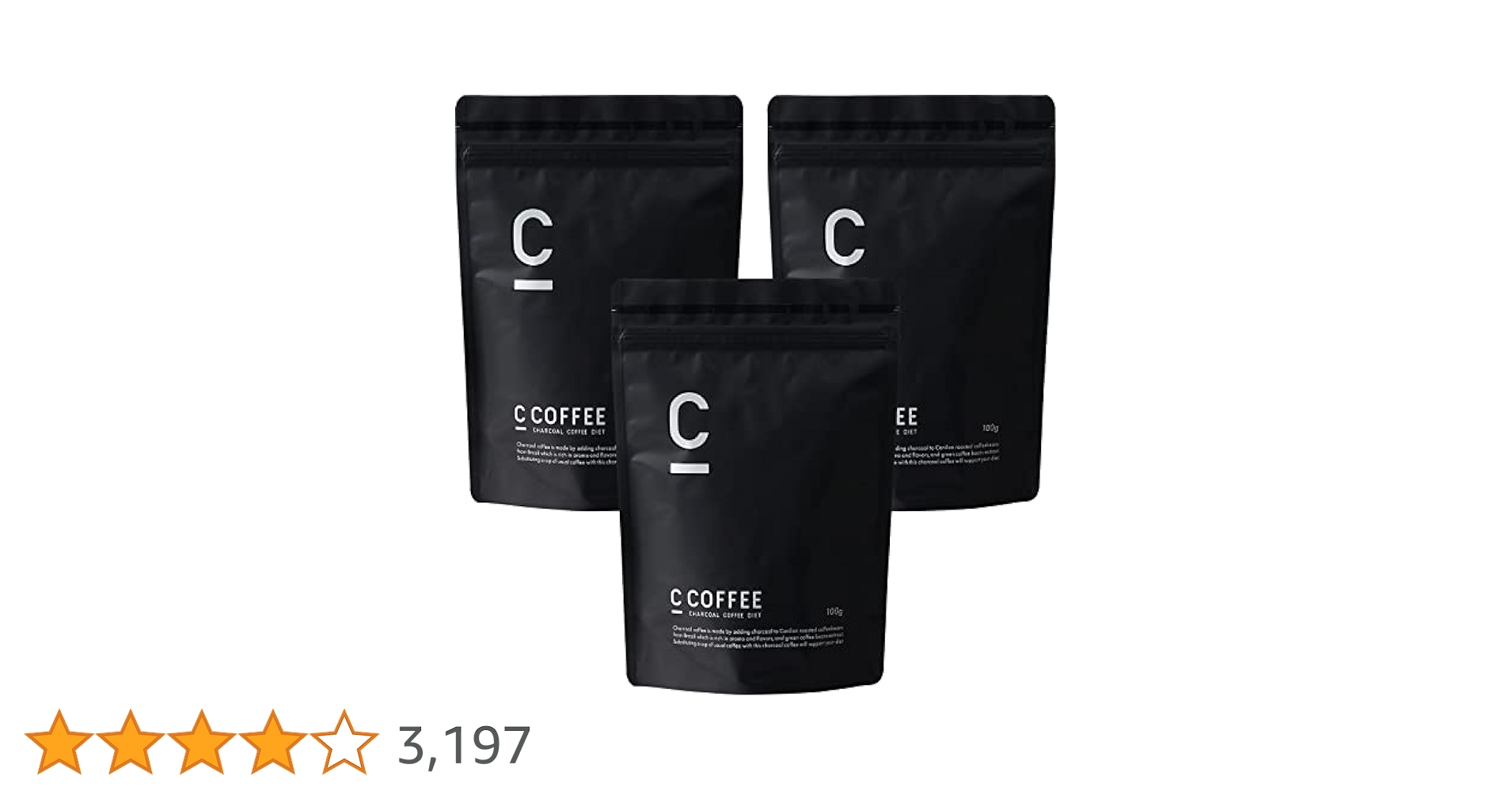 C COFFEE チャコールコーヒーダイエット 100g×3個 Amazon.co.jp: C COFFEE ラテ 100g ダイエットコーヒー