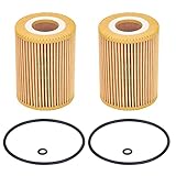 2Pcs Oil Filter Compatible With Mercedes-Benz Freightliner Jeep Dodge Vehicle E350 GL350 ML350 R320