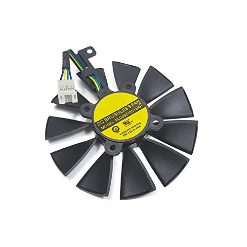 Mahie New 1Lot 87Mm Pld09210S12Hh Pld09210S12M Rx 480 580 Gpu Fan，Compatible For Asus Rog Strix Gtx 1080 1070 1060 Graphics Card Cooling Fan Cheerfully #TOP6