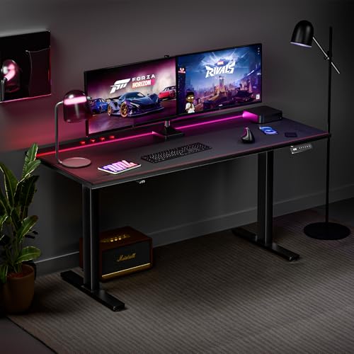 Image of Green Soul Titan X Gaming Height Adjustable Table | Magnetic Wire Routing | MagMat | 20mm Thick Metal Top | Dual Precision Motor | Anti Collision | 100 KGs Load Capacity | 3 Year Warranty