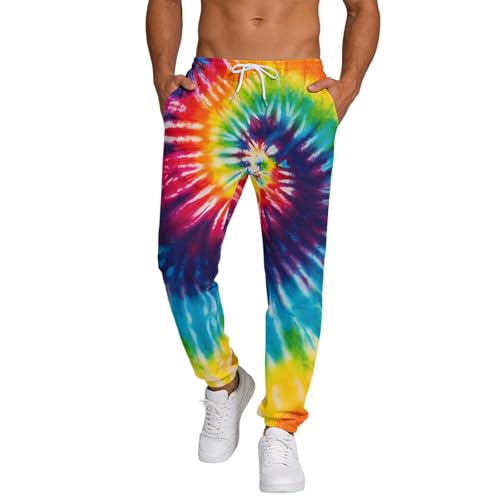 Pantalon imprimé élégant taille élastique coupe confortable et fluide homme