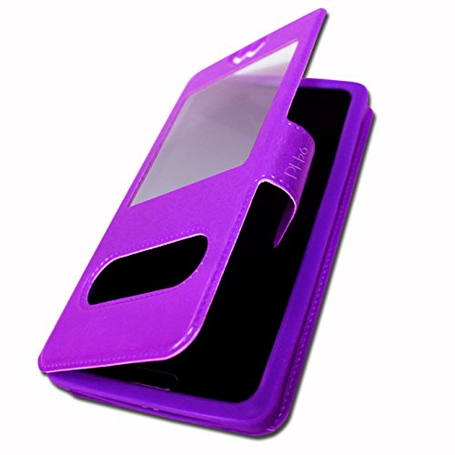 PH26 Etui Housse Coque Folio Violet pour Wiko Sunset 2 by