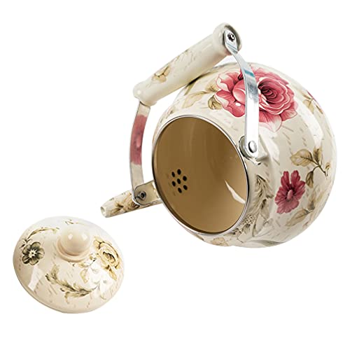 Yardwe 2. Tetera de acero inoxidable de 5 l para tetera de té, hervidor de café, hervidor de fondo plano para estufa… - Imagen 3