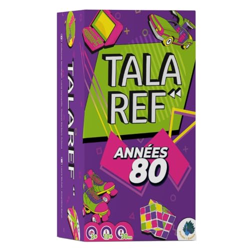 PANDOR Games TALAREF - Jeu de Quiz/Culture Générale/Questions/Ambiance Années 80 - Version Française