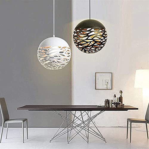 Lámparas de Techo pequeñas con diseño hueco negro y luz LED eficiente 7