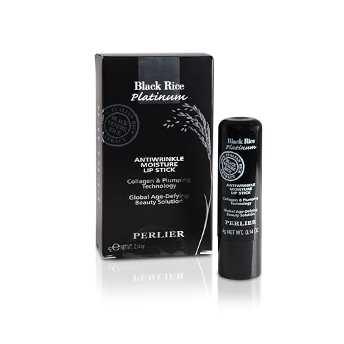 Perlier Black Rice Platinum Plumping Lip Balm, 0.14 fl.oz