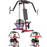 YODOLLA Chest Fly Machine, Pec Deck & Reverse Delt Fly Machine, Adjustable Upper Body Workout Equipment for Home Gym, Pectoral & Rear Deltoid Trainer, Shoulder Press Strength Training
