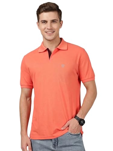 Image of Lux Cozi Men's Cotton Solid Polo Tshirt | Collar Tshirts | Half Sleeves | Stylish & Premium All Day Wear | Pack of 1