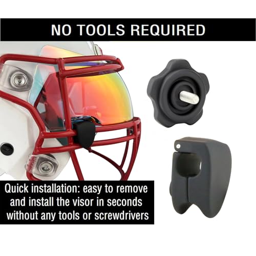 Image of Football helmet visor Anti-Fog Scratch Resistant Used for riddell speed flex helmet - Football for Youth & Adult