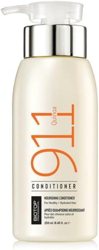 911 Quinoa Hair Conditioner - Hydrating Conditioner for Hair Health + Frizz Control - Repairing, pH Balancing & Nourishing Treatment for Dry Ends - (8.45 oz/250ml)